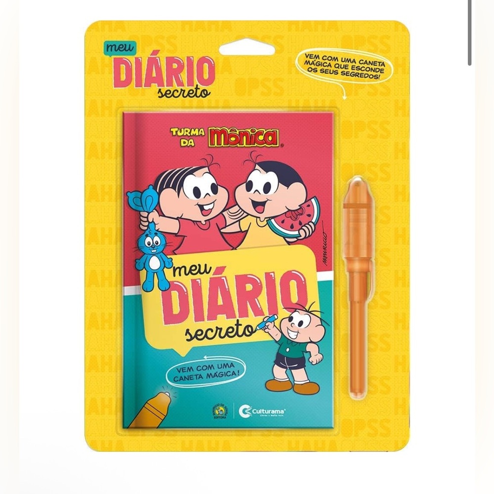 Turma da Mônica Secret Diary with Magic‎ Pen